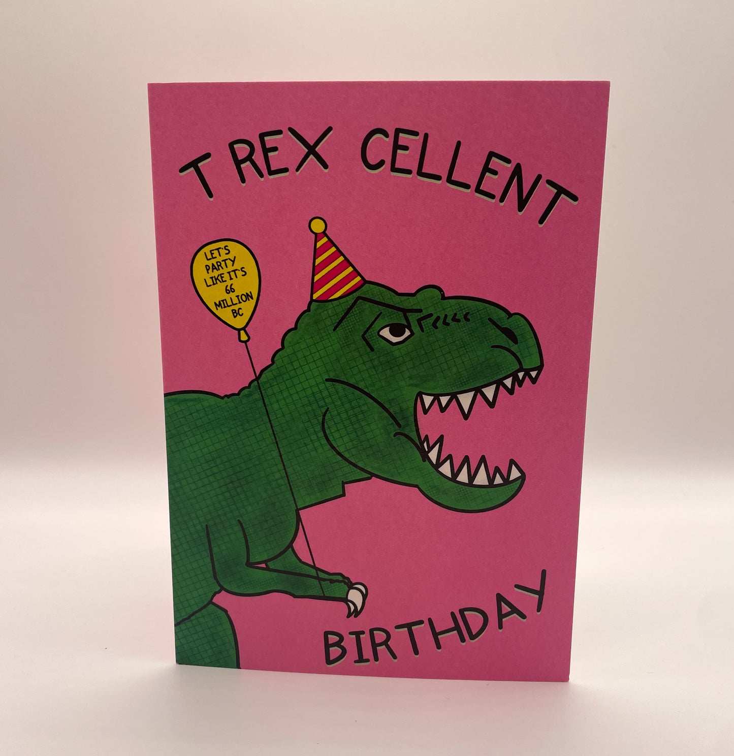 T Rex Birthday Card