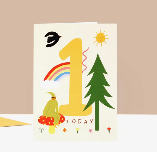 Age 1 Birthday Card