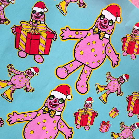 Christmas Blobby Wrapping Paper