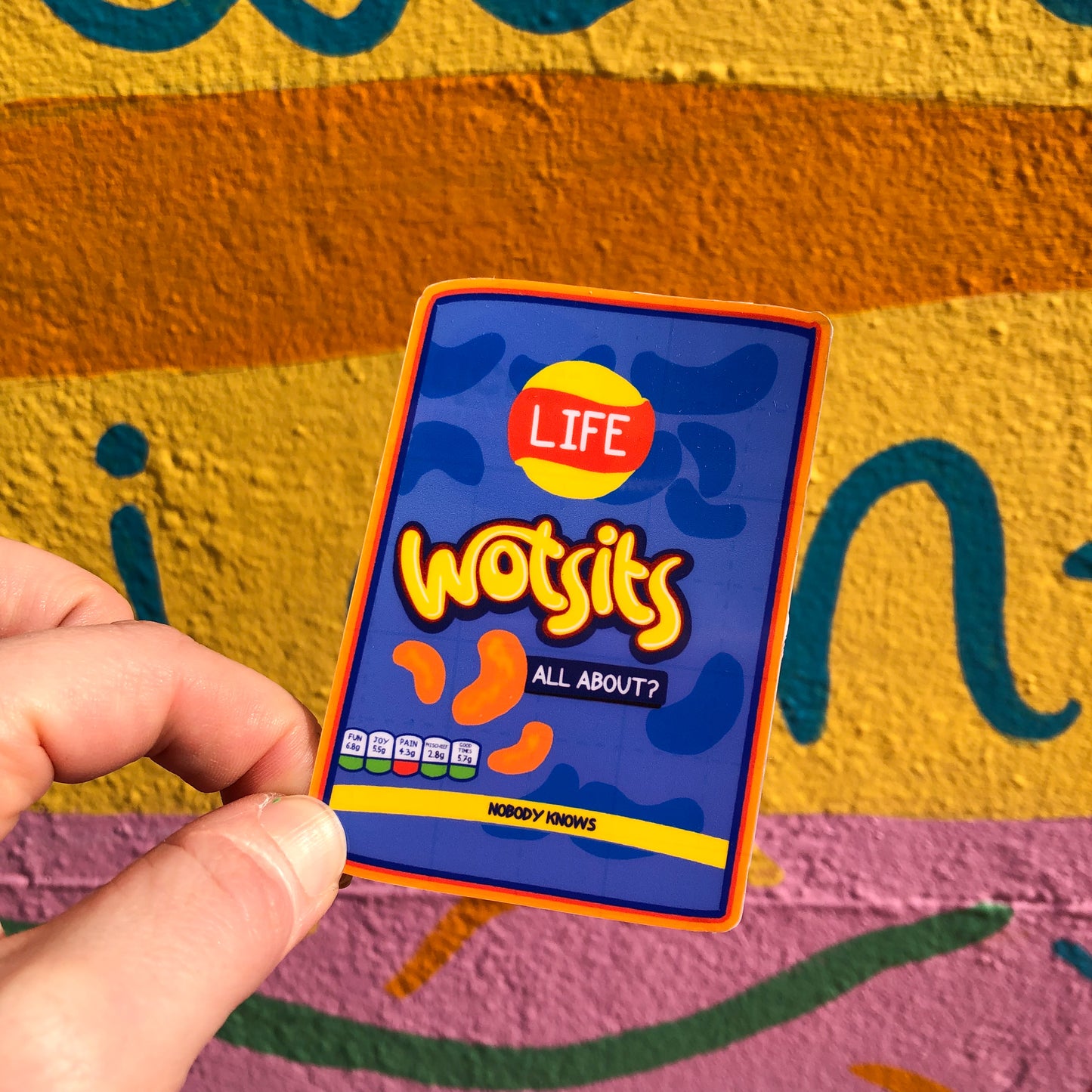 Wotsit All About Sticker