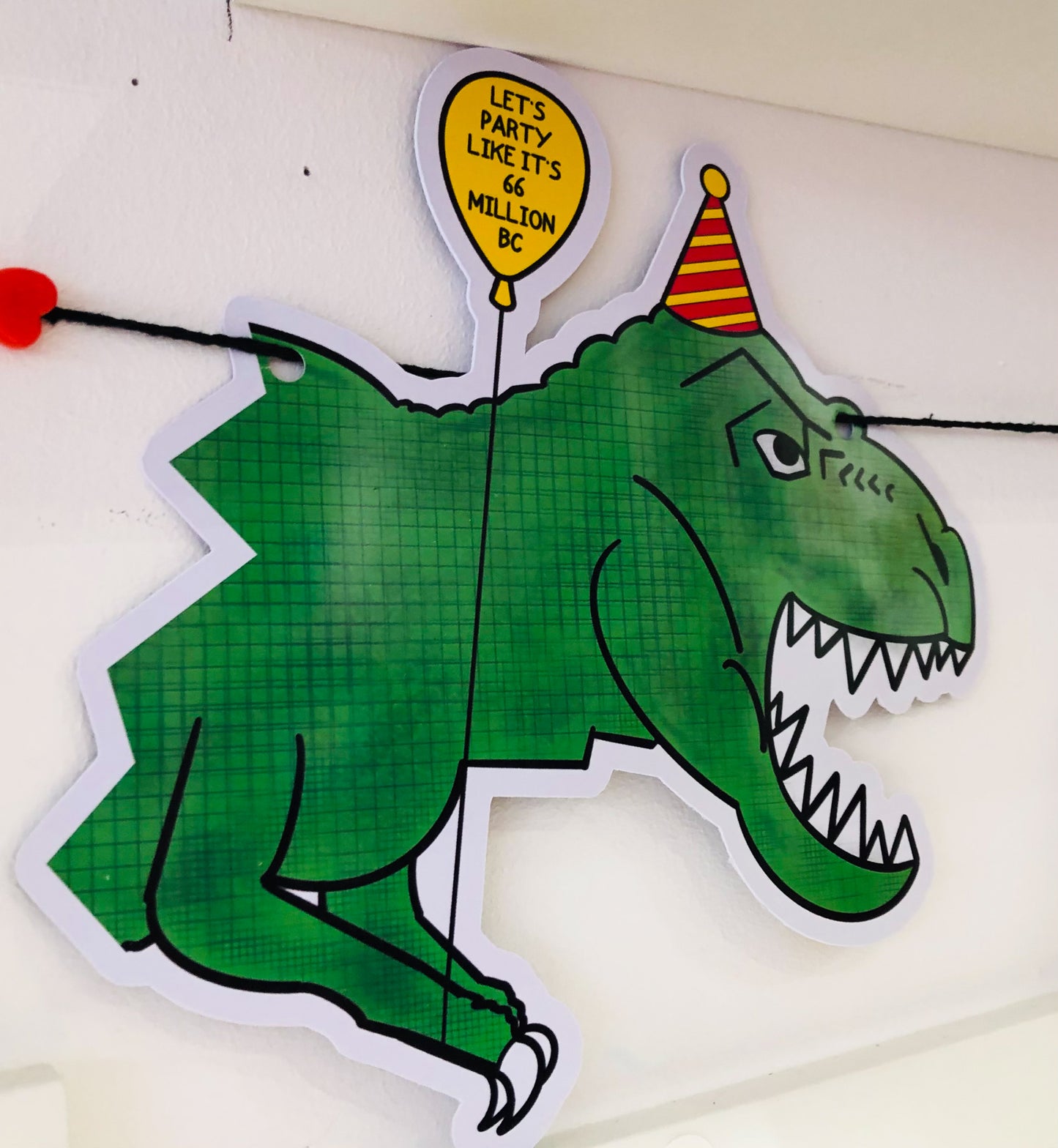 T Rex Party Garland