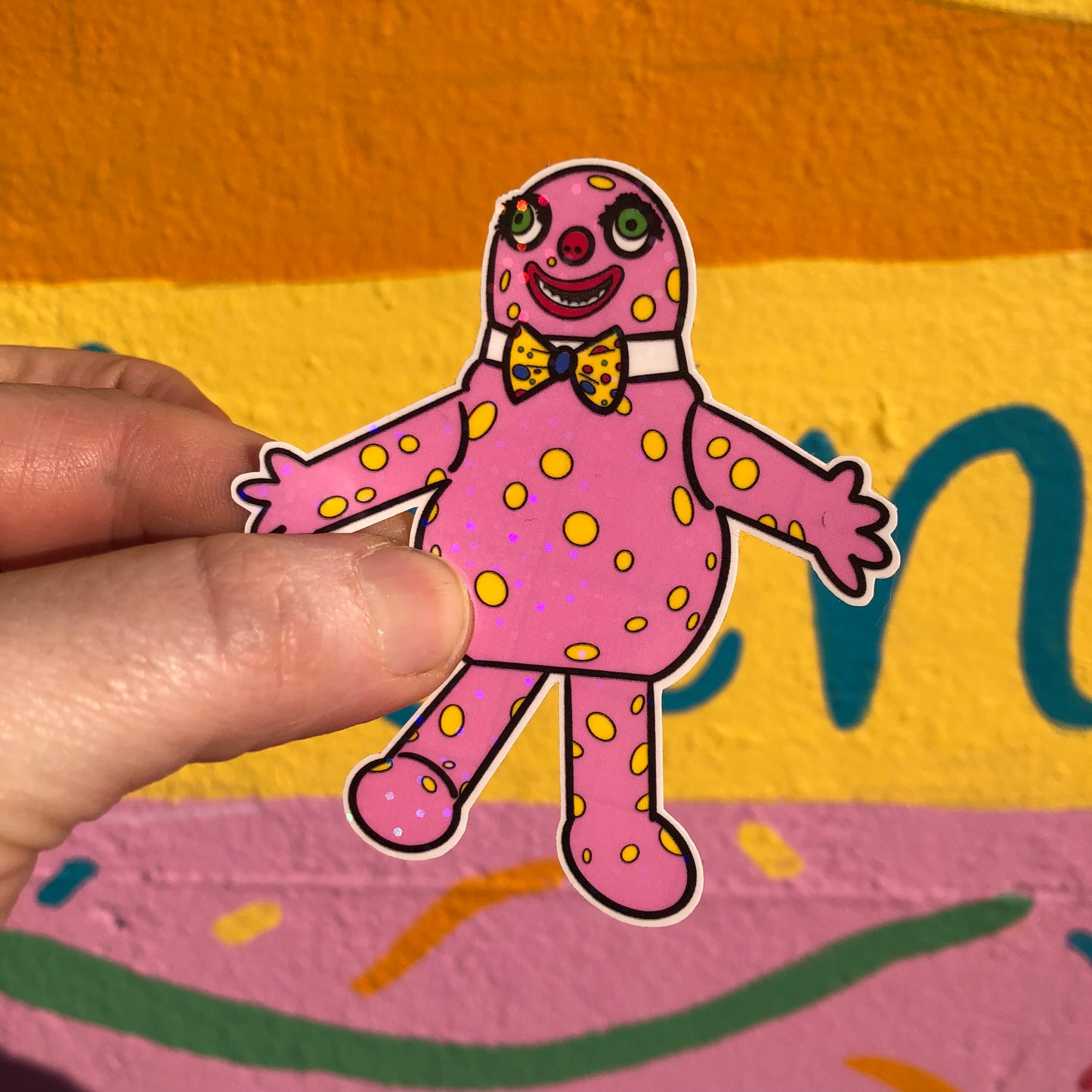 Mr Blobby Sticker