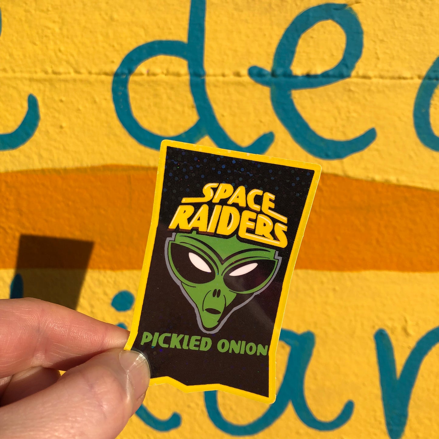 Space Raiders Sticker