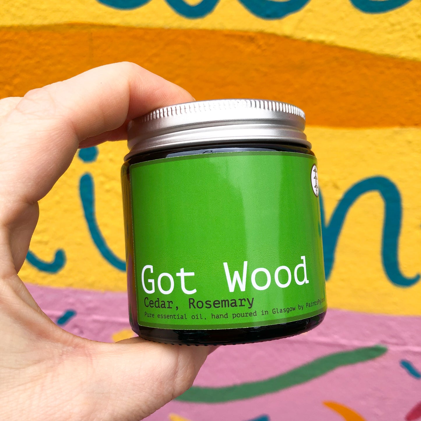 PaintsPylons Jar Candle