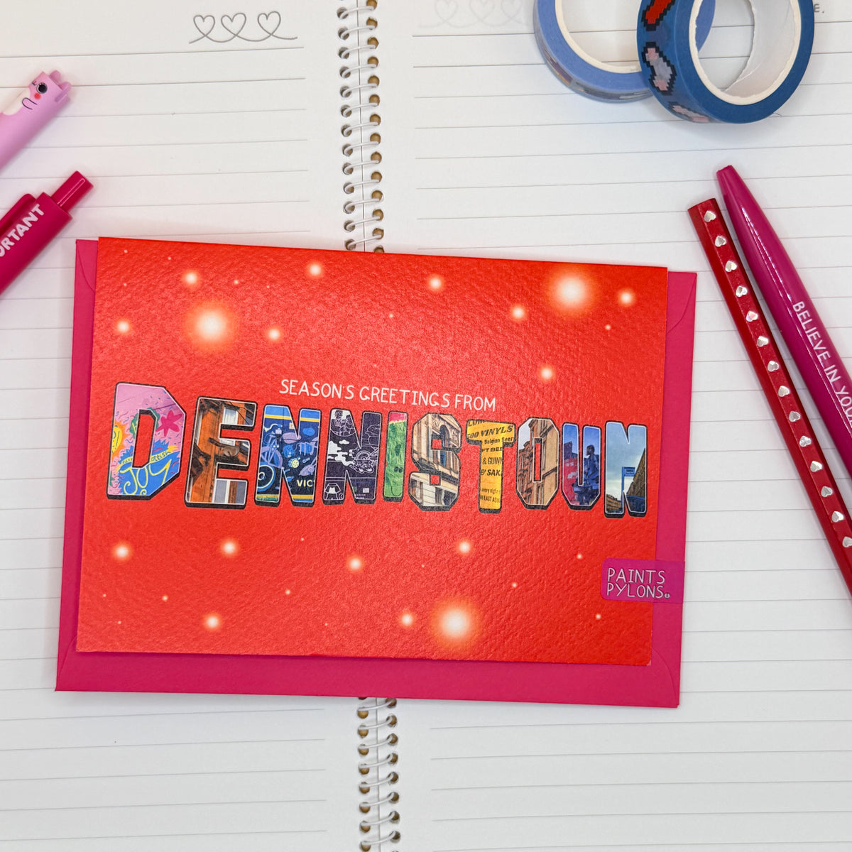 Seasons Greetings From Dennistoun Christmas Card