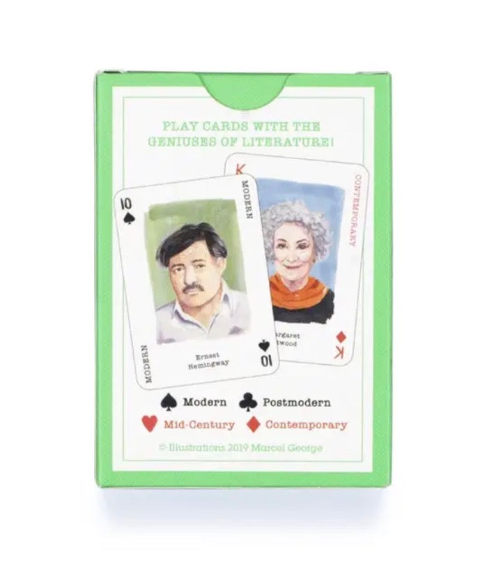 Genius Writers Playing Cards