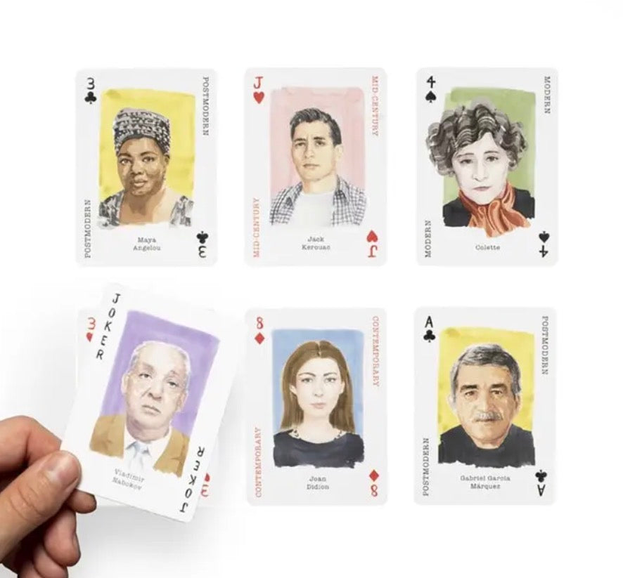 Genius Writers Playing Cards