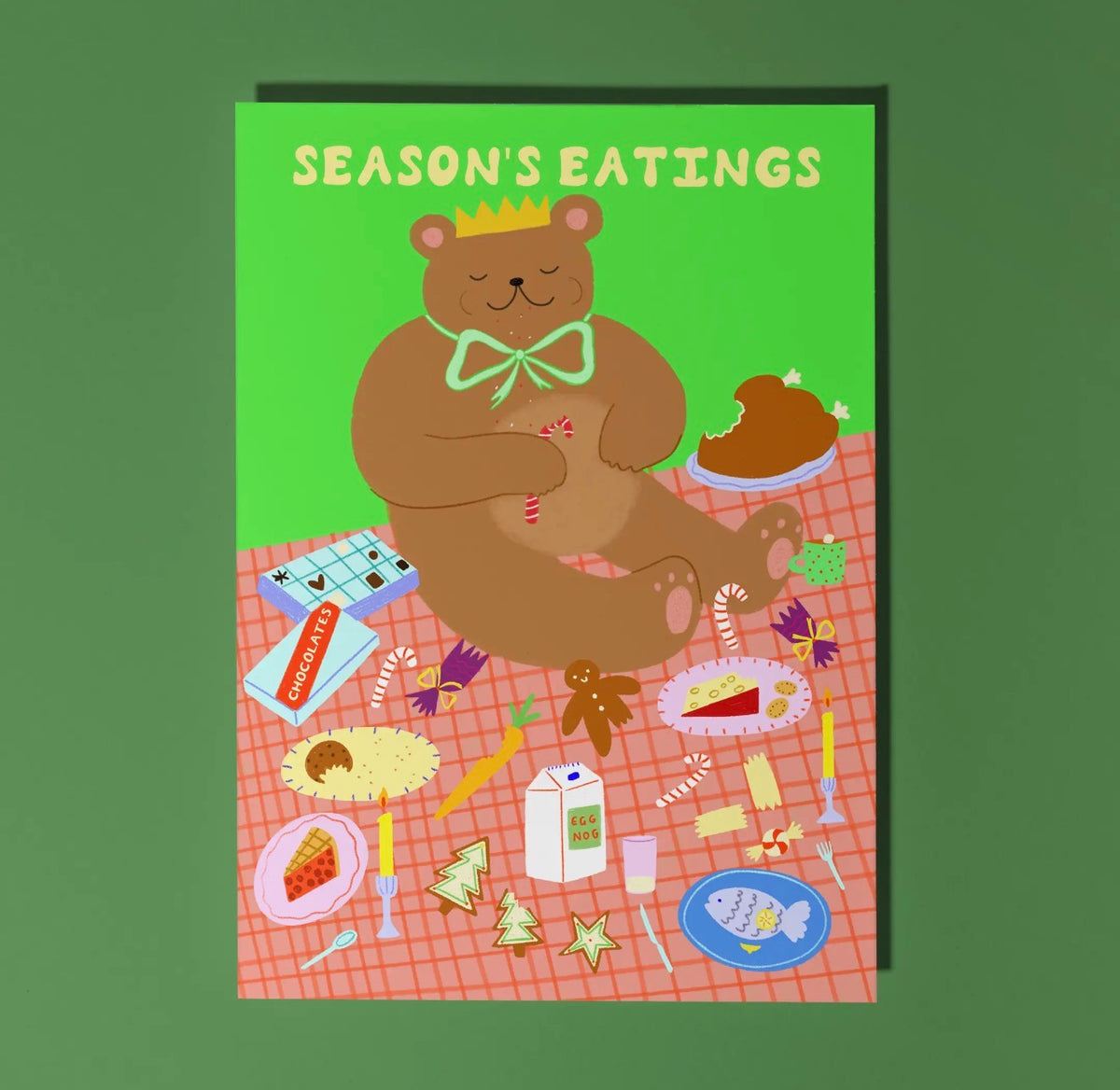 Season's Eatings Christmas Card
