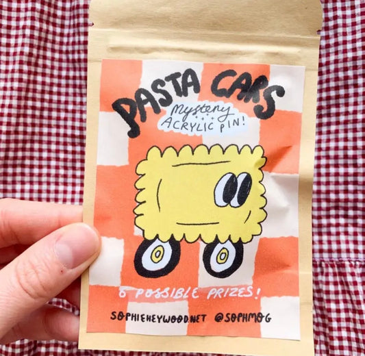 Pasta Cars Mystery Pin Bag
