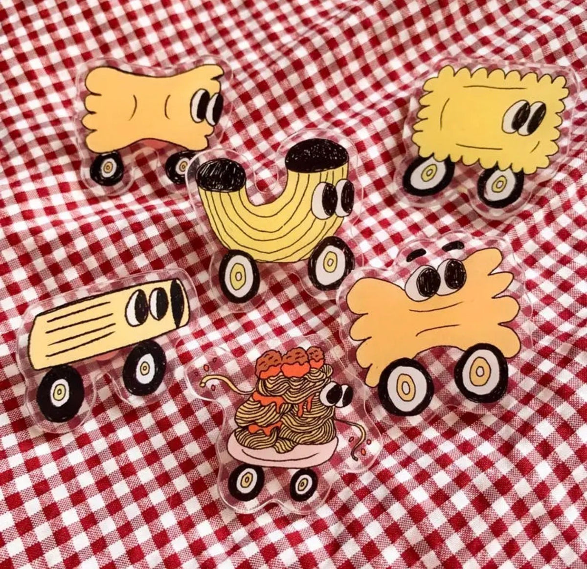 Pasta Cars Mystery Pin Bag