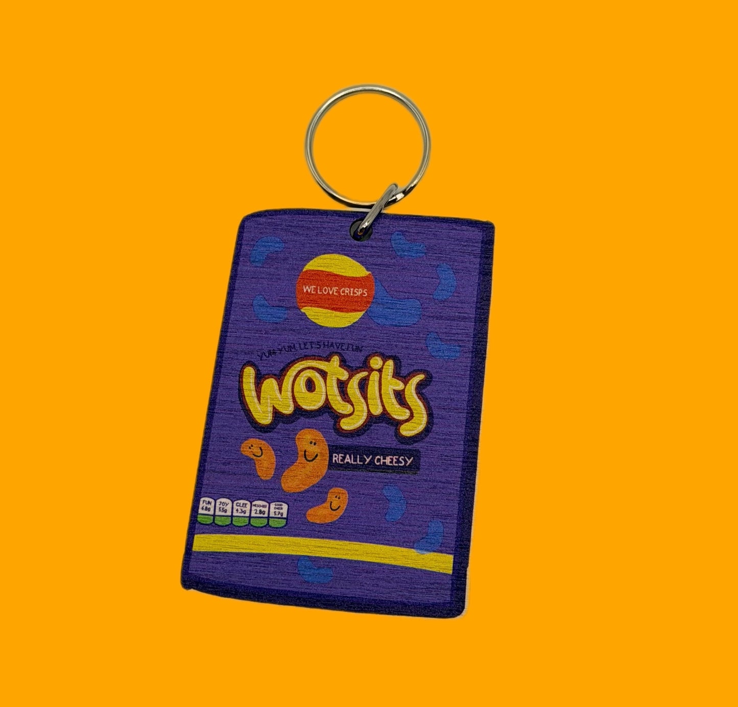 Wotsits Wooden Keyring