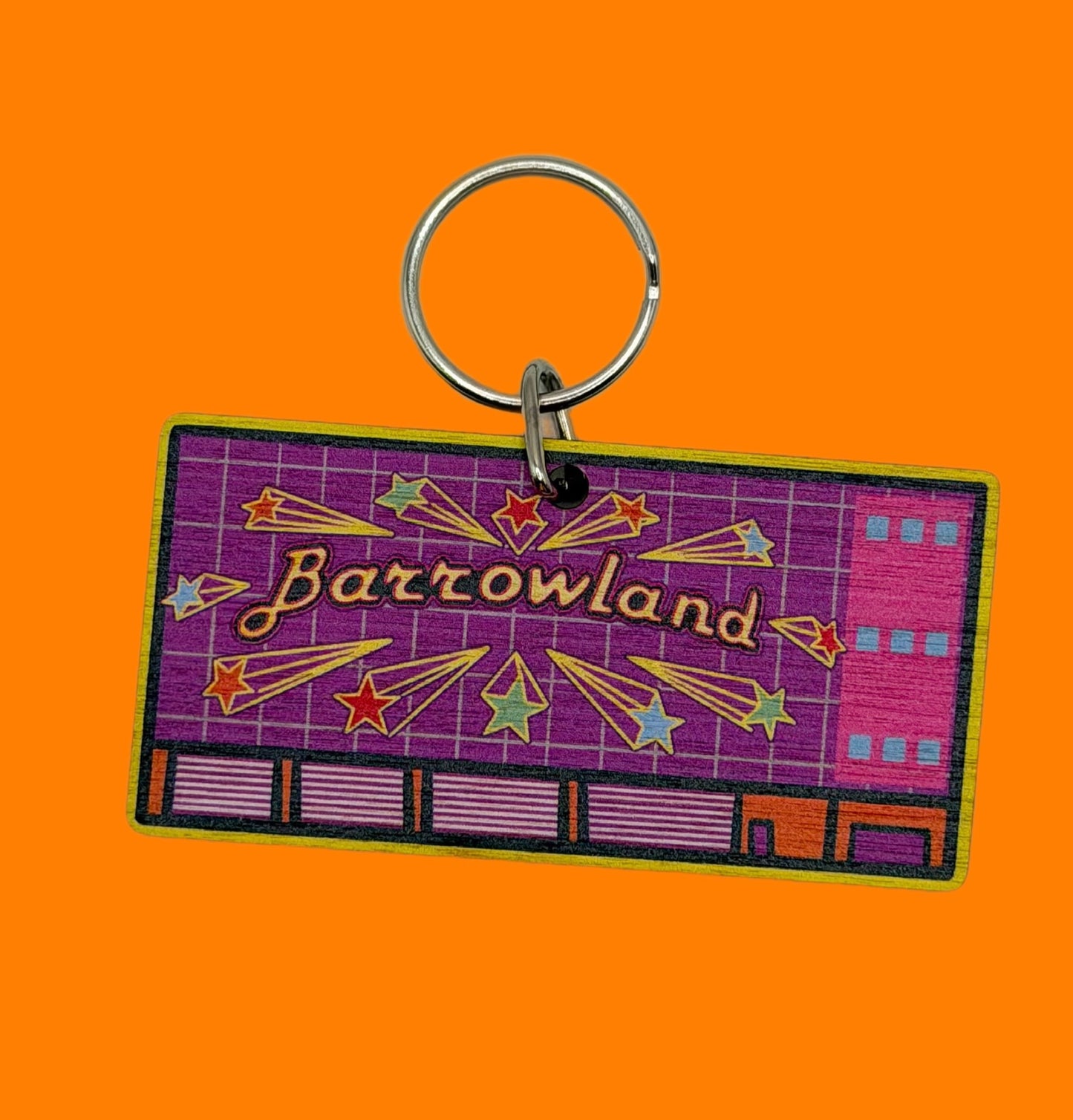 Barrowlands Wooden Keyring