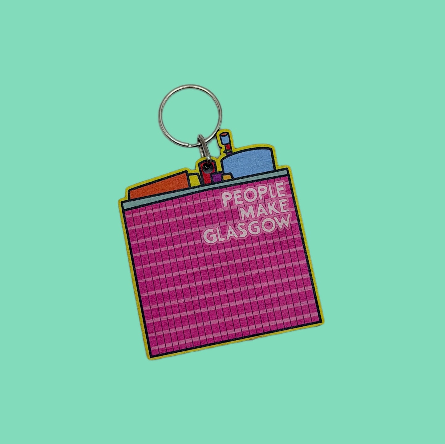 People Make Glasgow Keyring