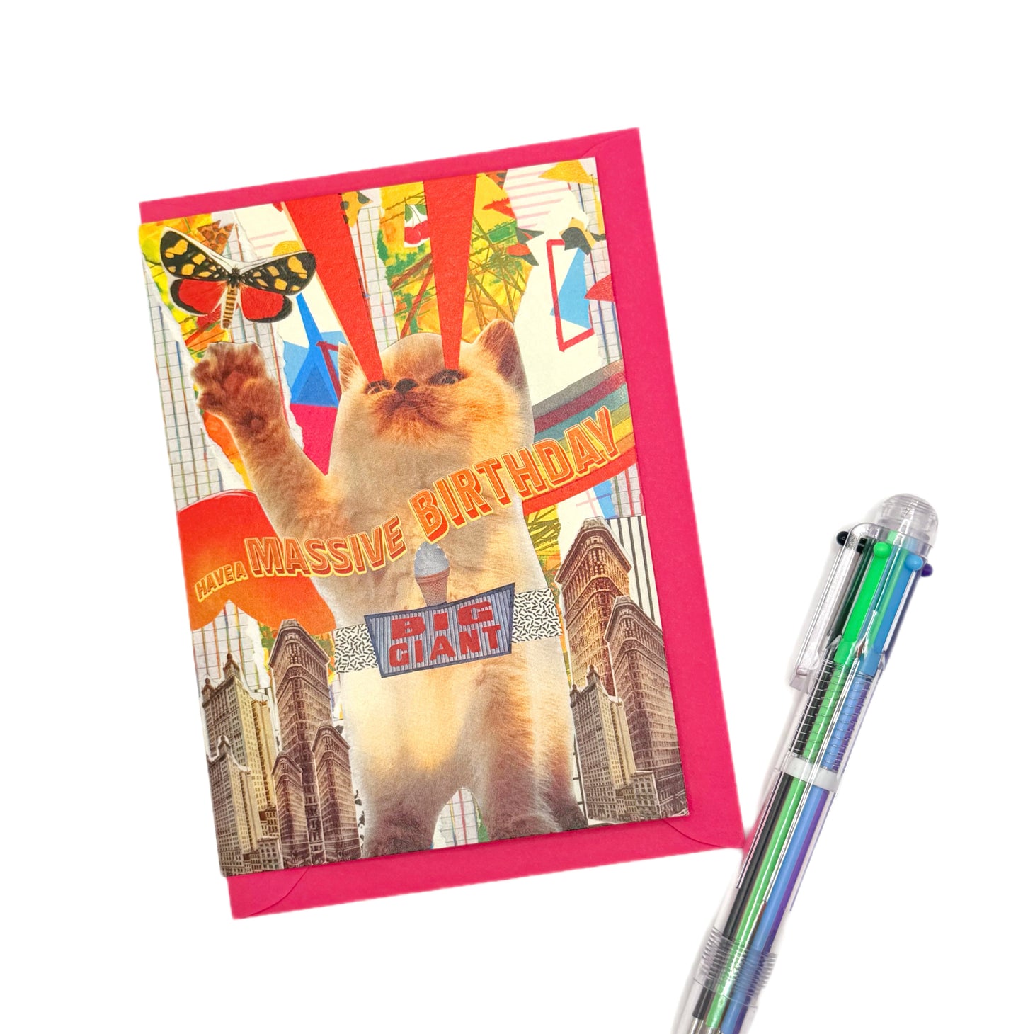 Massive Cat Birthday Card