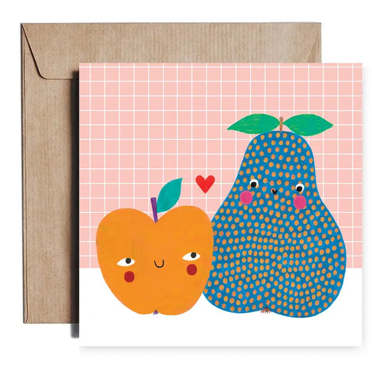 Apple and Pear Card
