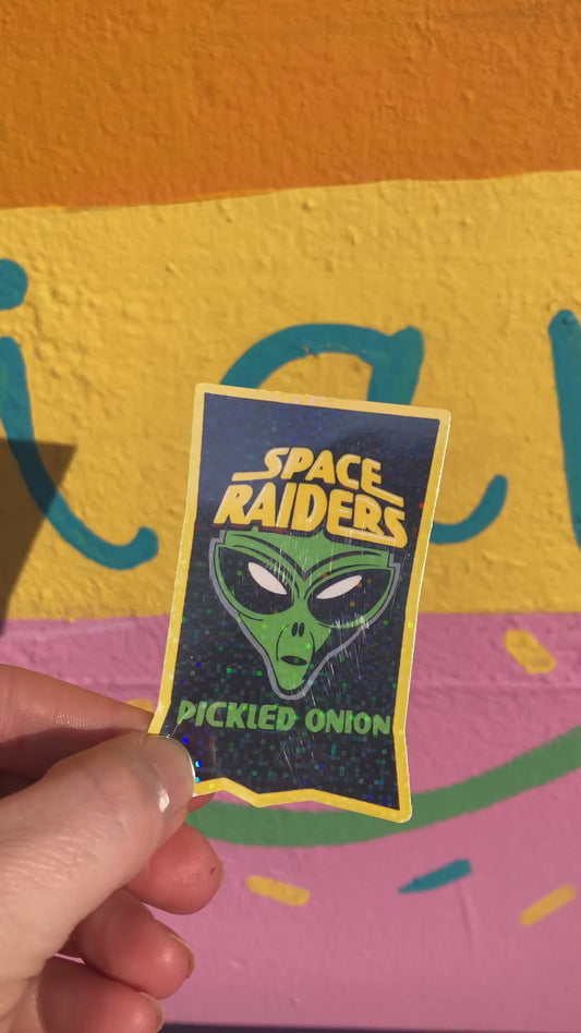 Space Raiders Sticker