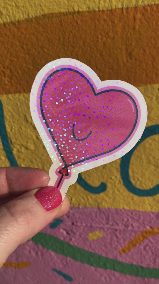 Heart Balloon Sticker