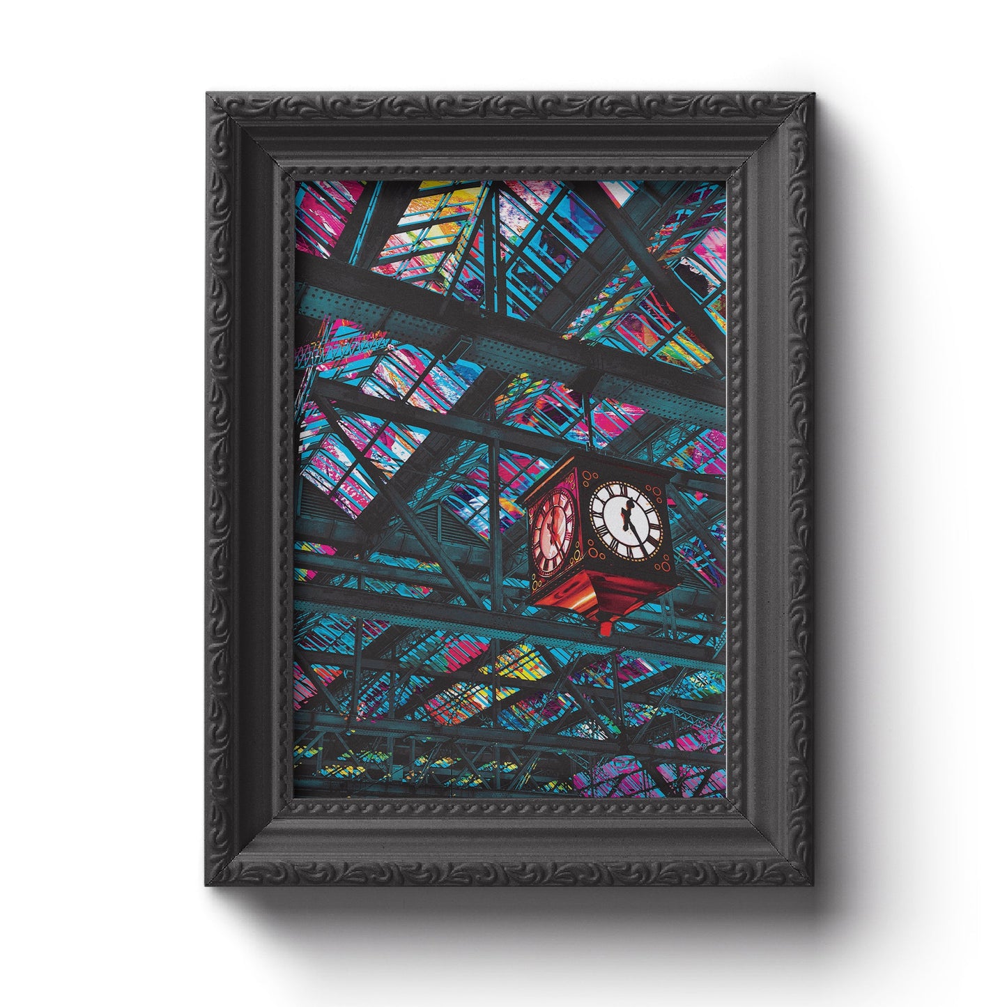 Central Station Clock Print