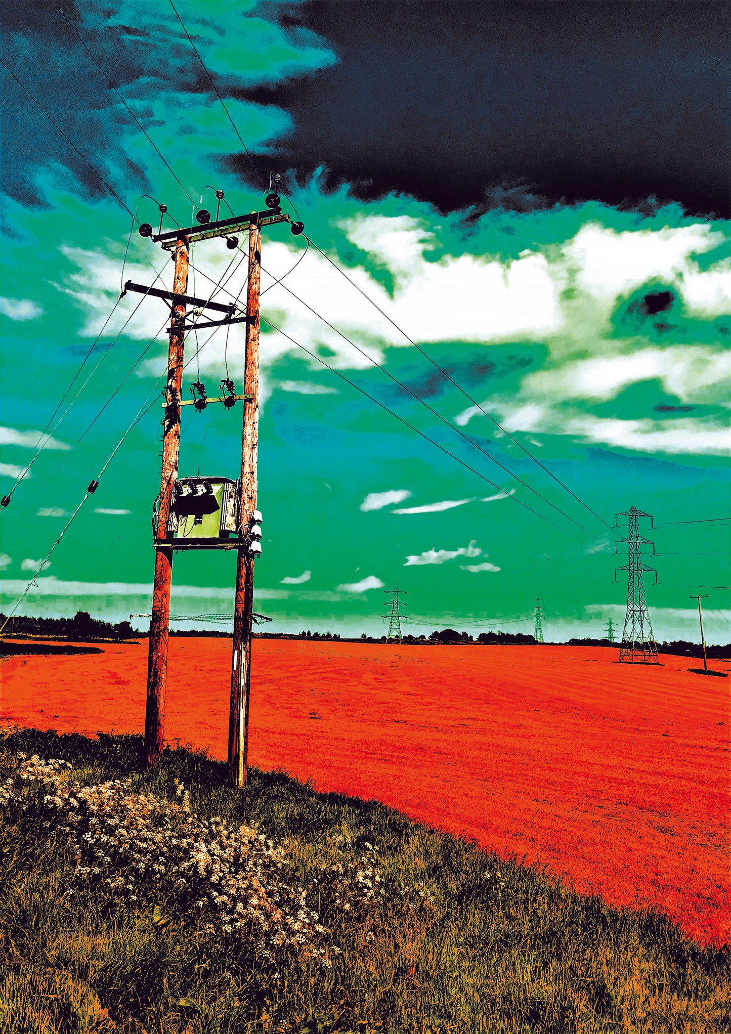 Electricity Pole Print
