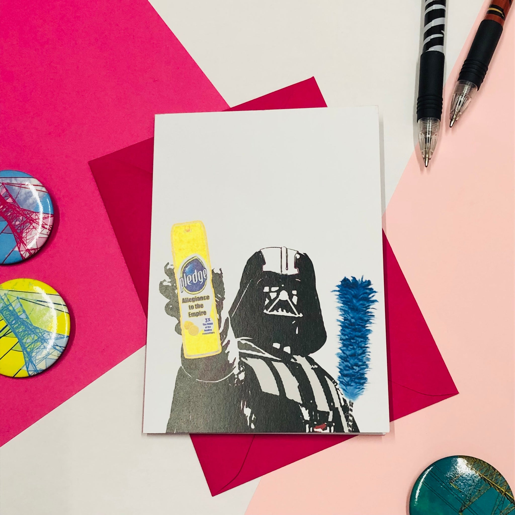 Vader Greetings Card
