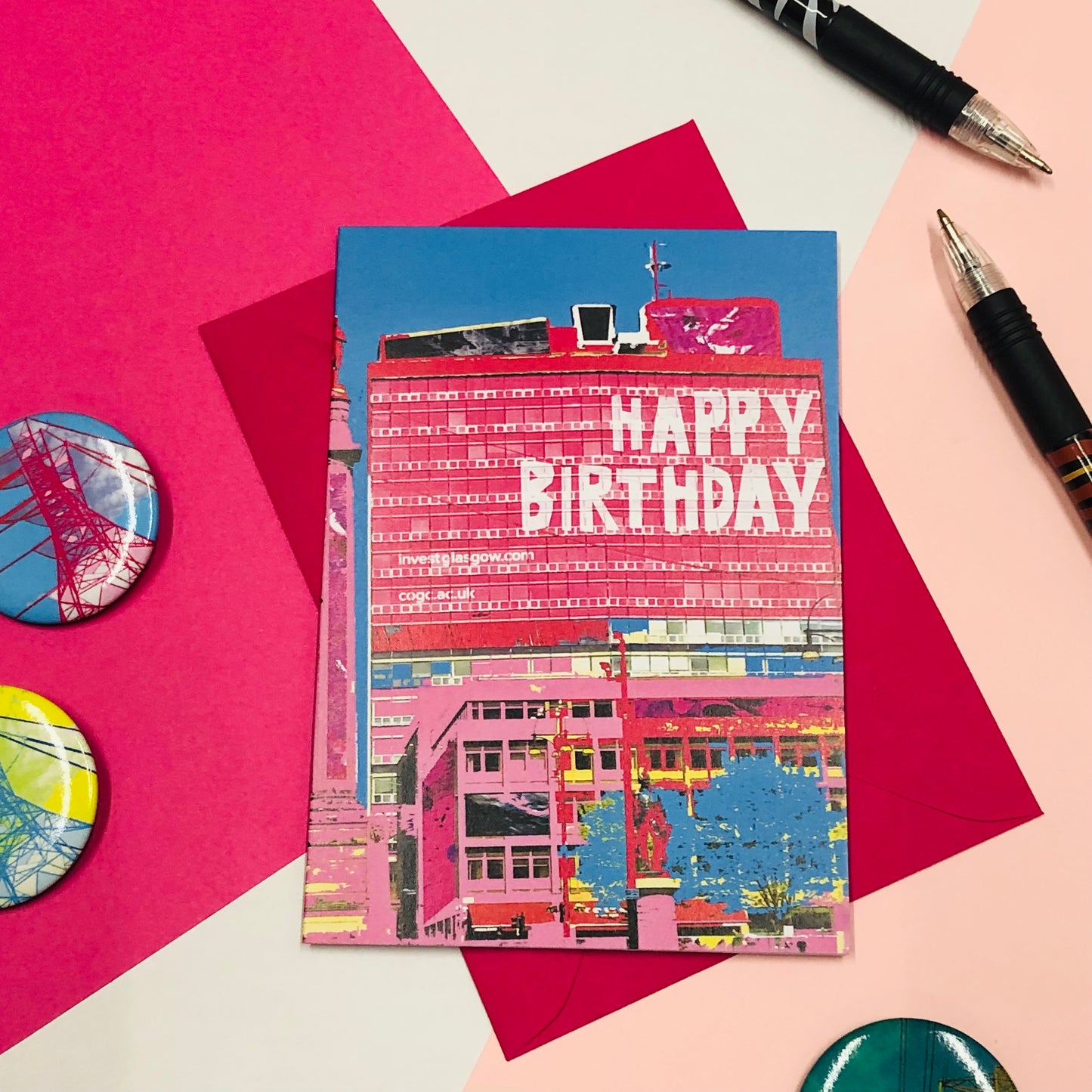 Glasgow Happy Birthday Card