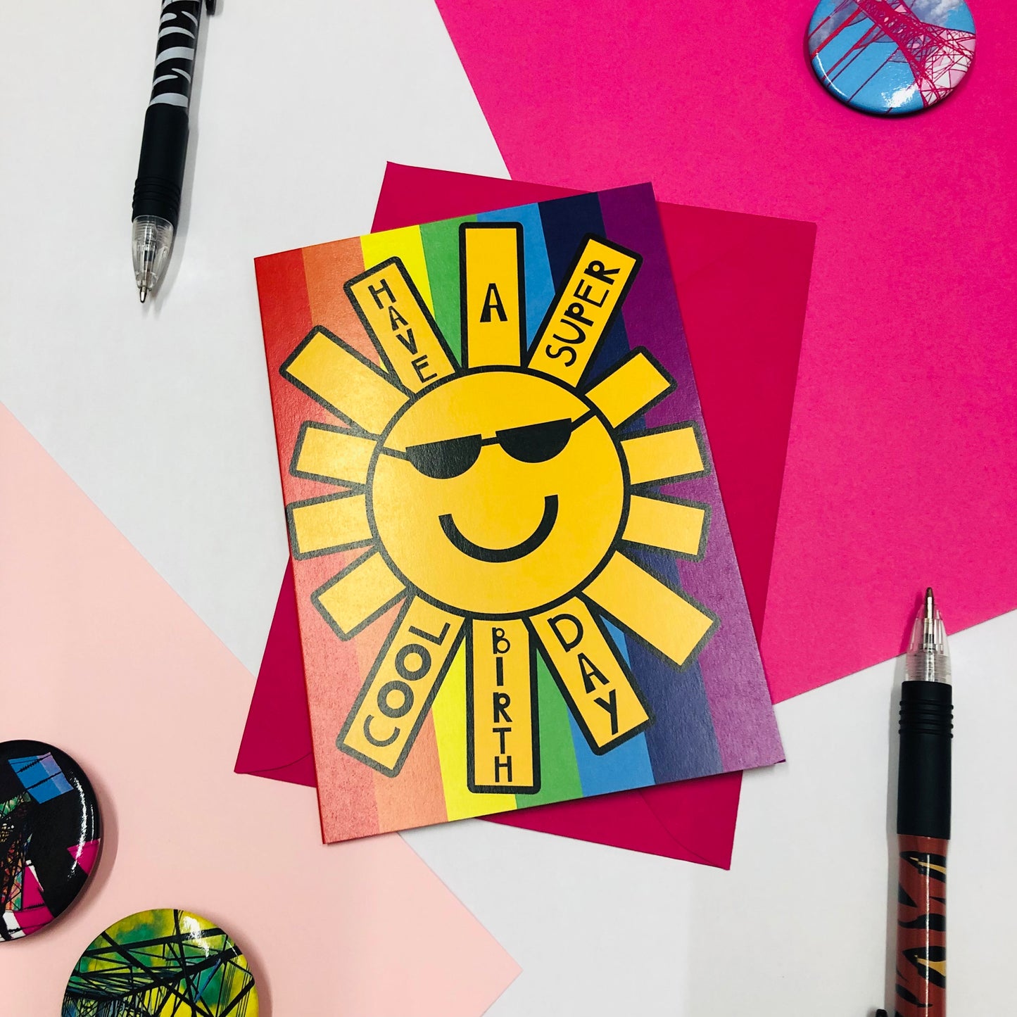 Super Cool Birthday Greetings Card