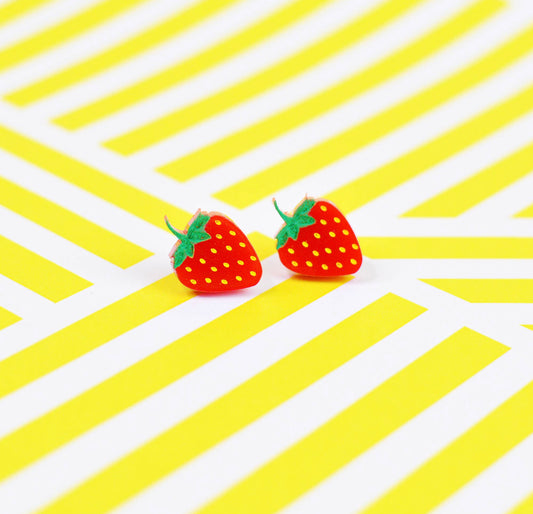 Strawberry Stud Earrings