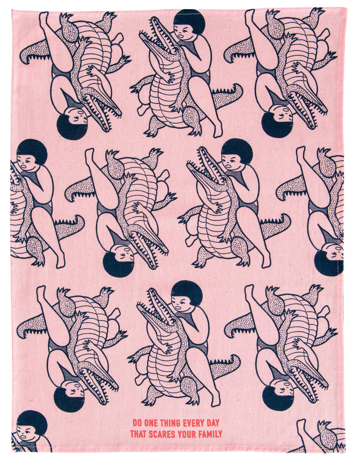 Scares Your Family Dish Towel