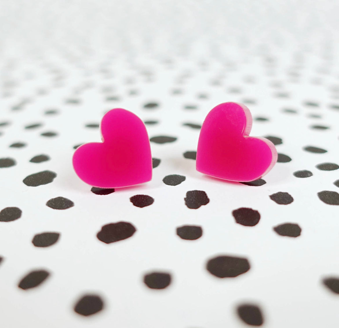 Heart Stud Earrings