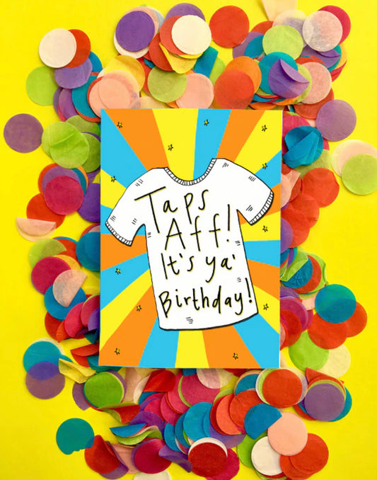 Taps Aff Birthday Card