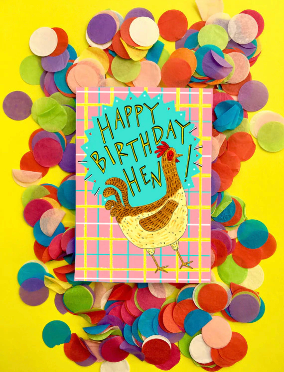 Happy Birthday Hen Card