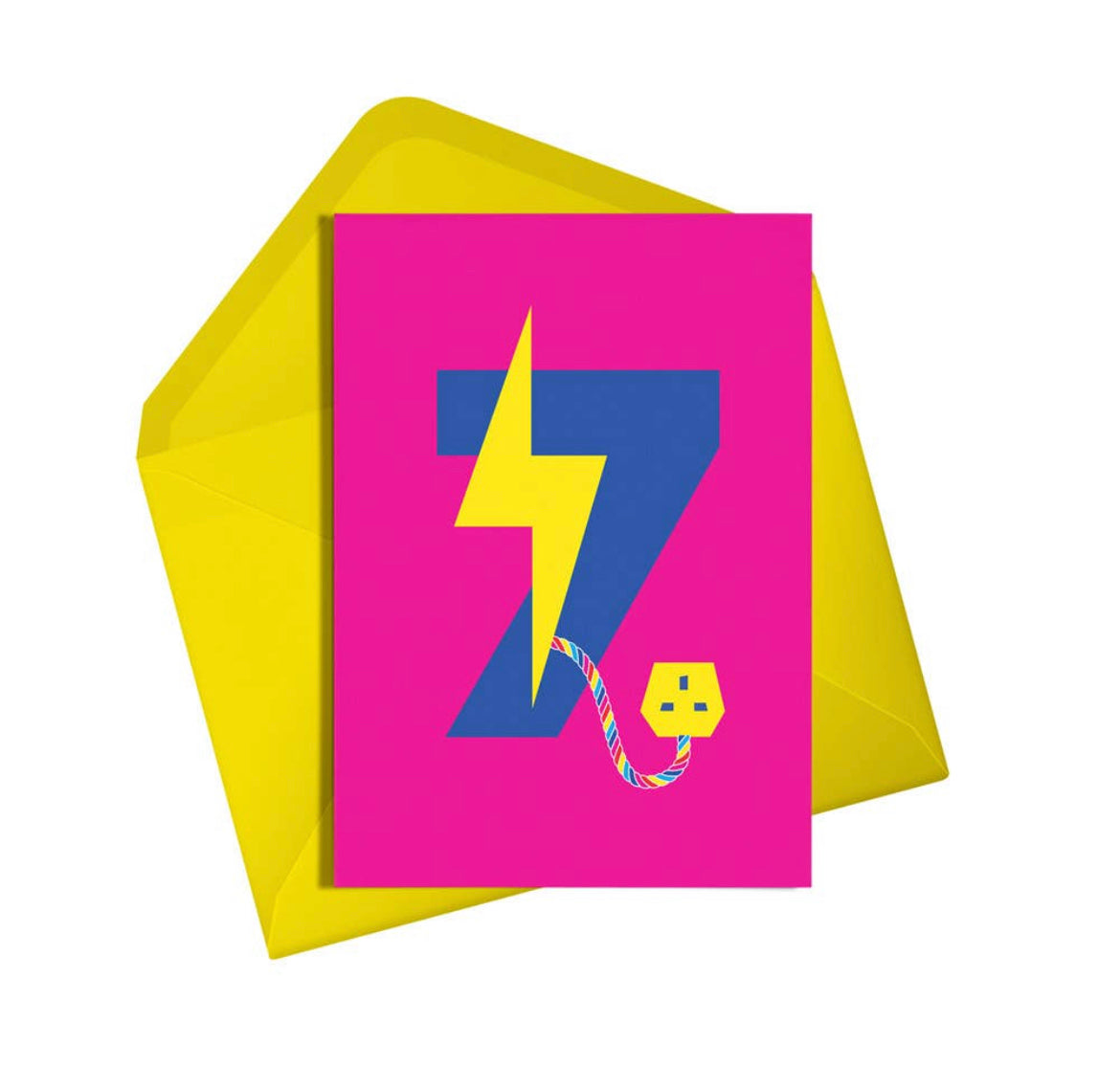 Electric Seven Birthday Card – studiopylon