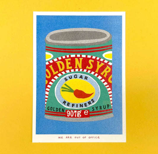 Golden Syrup Riso Print