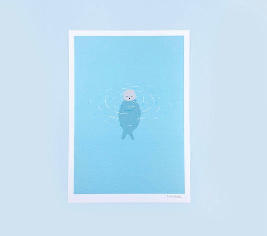 Happy Seal A5 Print