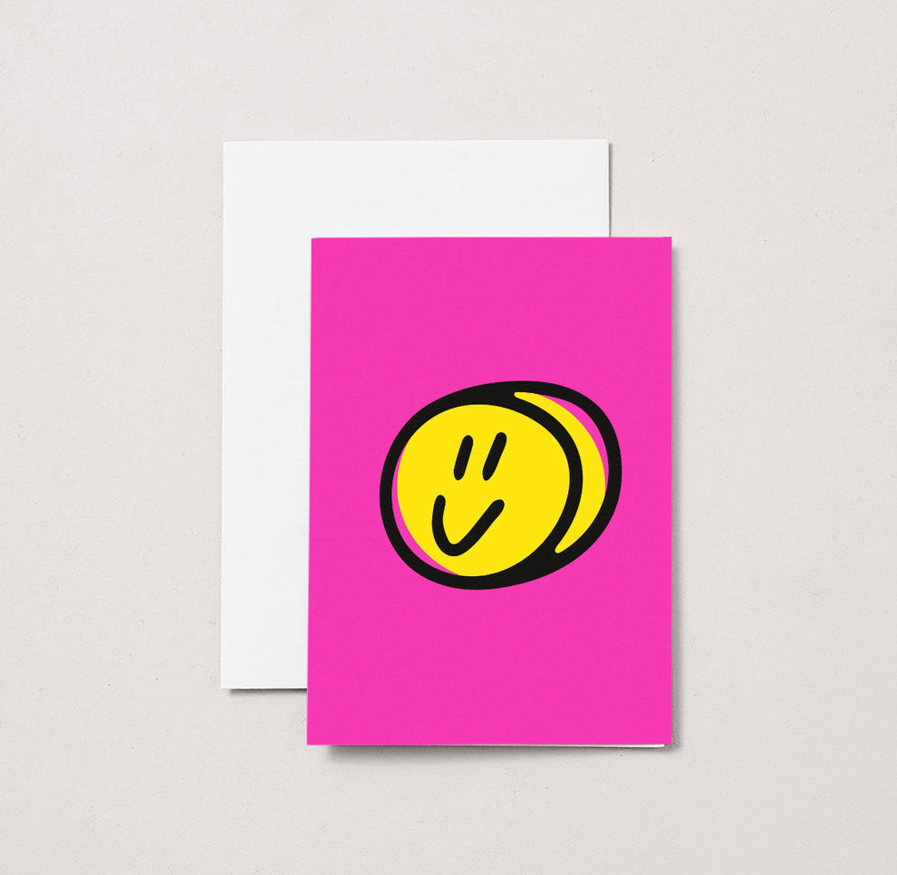 Smiley Face Greeting Card – studiopylon