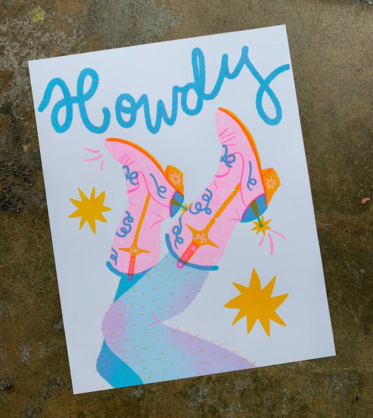 Howdy Riso Print