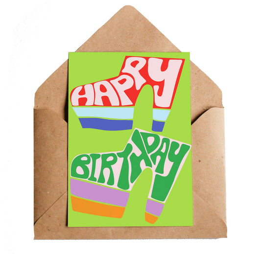 Birthday Boots Card