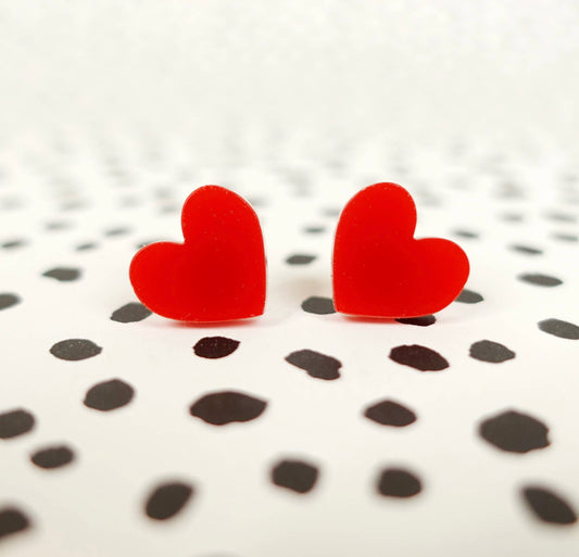 Heart Stud Earrings