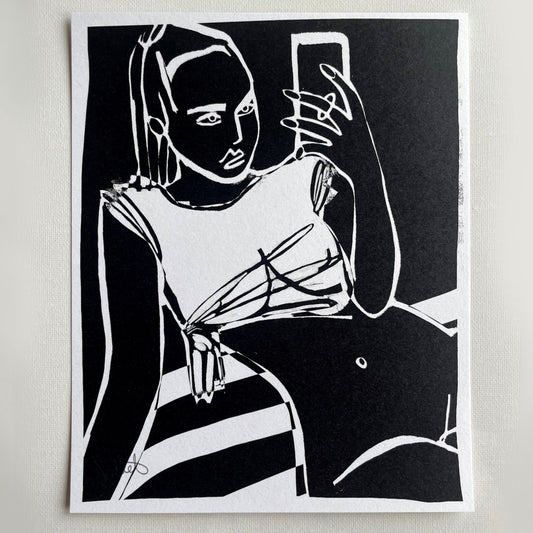 Selfie Blind Print