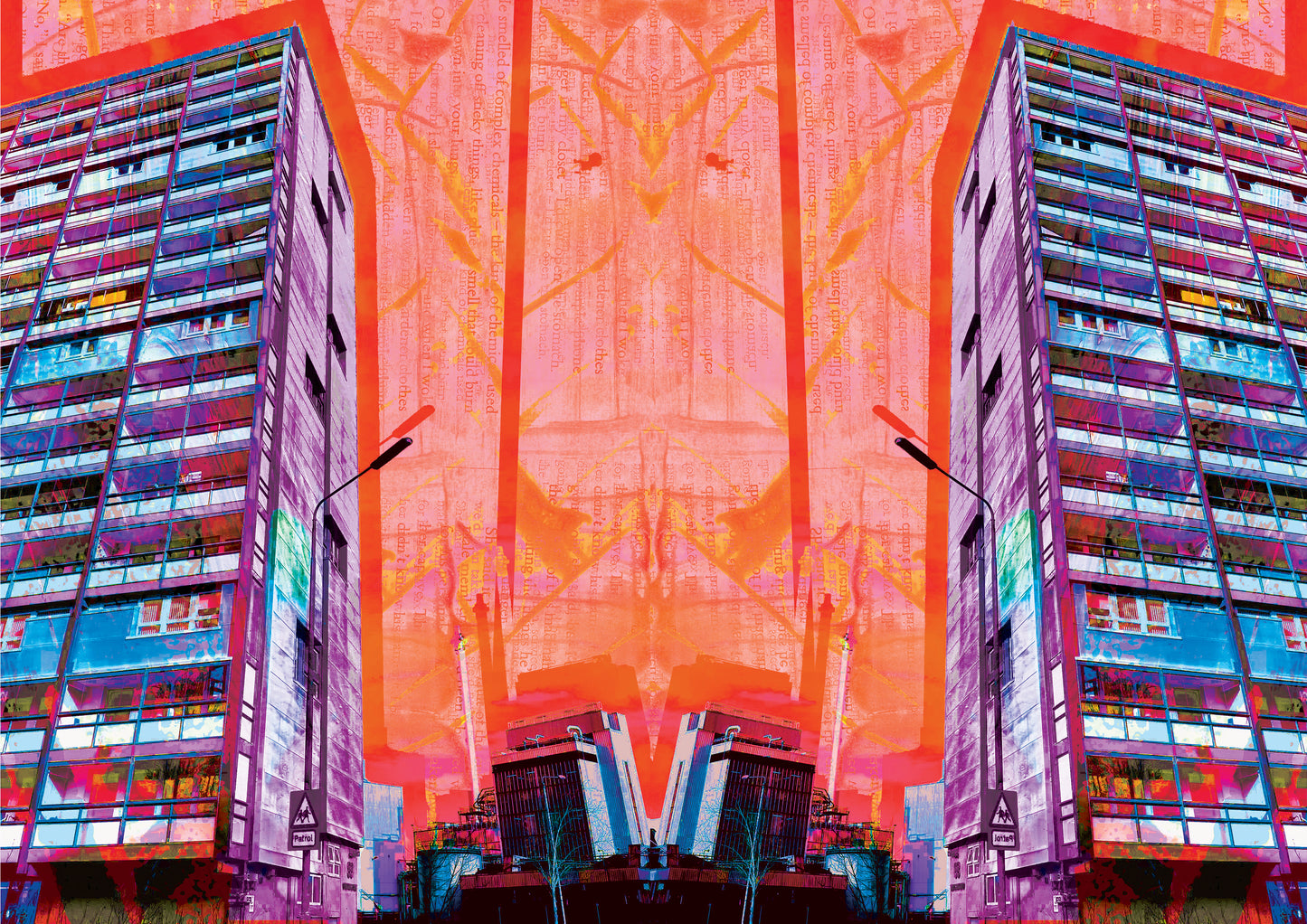 Gorbals High Flats Print