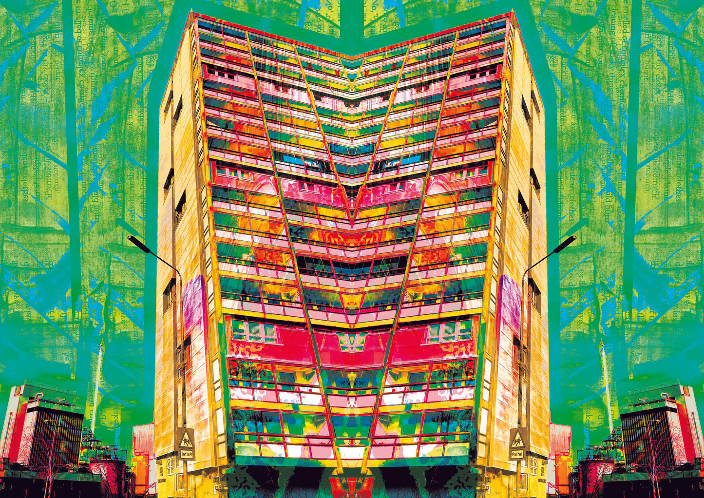 Gorbals High Flats Print