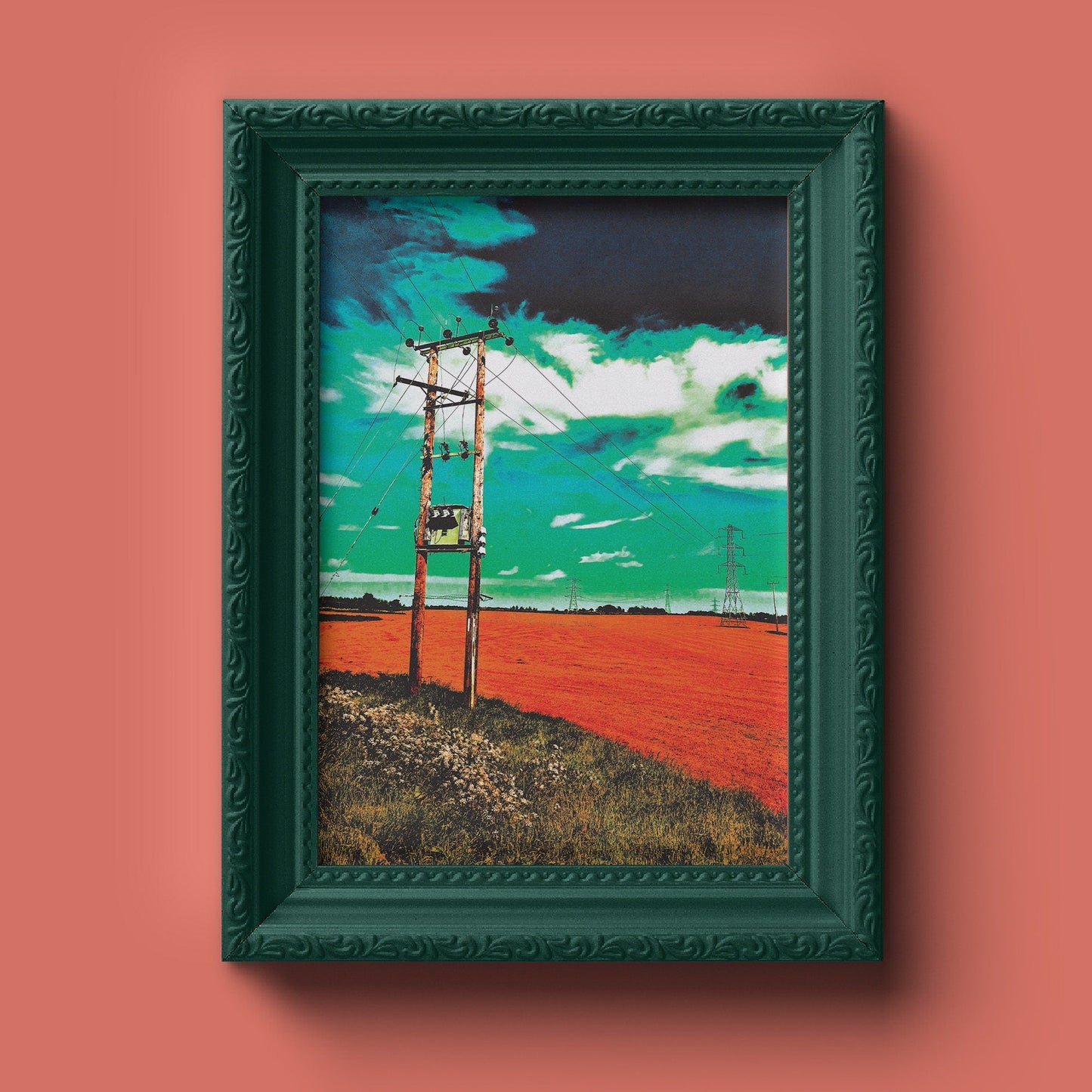 Electricity Pole Print